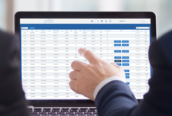 MOTORDAT Deal Stacker Step 1